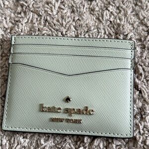 Kate Spade Mint Green Card Holder